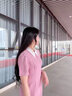 經(jīng)典故事（JANE STORY）2025夏季新款粉色職業(yè)連衣裙女別致氣質(zhì)女神范高端正式場(chǎng)合中長(cháng)裙 A03粉色 L 曬單實(shí)拍圖