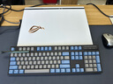 Leopold 利奧博德 無(wú)鋼NP900RBT PD版 加厚PBT二色鍵帽雙模藍(lán)牙104鍵機(jī)械鍵盤(pán) 灰藍(lán) PD版 藍(lán)牙+有線無(wú)鋼靜音雙模版 櫻桃紅軸 曬單實(shí)拍圖