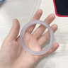 珒玨 天然玉手鐲 紫羅蘭玉髓瑪瑙玉鐲送女友老婆媽媽節(jié)日禮物 內(nèi)徑53-54mm(附鑒定證書) 曬單實(shí)拍圖