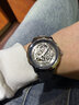 馬克華菲（MARK FAIRWHALE）全自動(dòng)機械表男士手表雙面鏤空國表夜光防水商務(wù)鋼帶男表國潮腕表 FW-6470銀殼灰面鋼帶 曬單實(shí)拍圖
