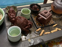 宜興紫砂龍龜名家陳洪軍茶寵擺件手工可養(yǎng)富甲龜龍茶桌臺創(chuàng)意茶玩 風(fēng)生水起（紫泥款）---陳洪軍手工作品 曬單實拍圖