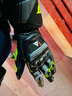 DAINESE/丹尼斯 DRUID 4 碳纖維賽道騎行手套透氣耐磨摩托車長款防摔手套 20A/黑-灰-黃 M 曬單實拍圖