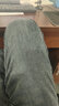 2025春夏彈力松緊腰系繩薄款牛仔褲男寬松小腳哈倫褲抽繩老爹褲潮 8913藍(lán)色 薄款 31 （建議125-135） 曬單實(shí)拍圖