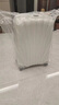 新秀麗（Samsonite）行李箱25英寸拉桿箱時(shí)尚貝殼箱旅行箱包CS2白色托運密碼箱 曬單實(shí)拍圖