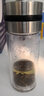 天喜（TIANXI）茶水分離泡茶杯過(guò)濾雙層玻璃杯透明創(chuàng  )意水杯便攜家用男女杯子印字 曬單實(shí)拍圖