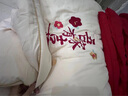 南極人（Nanjiren）結婚喜被大紅色雙喜繡花被芯婚慶被子加厚冬被夏季空調被子房陪嫁 瑪奇朵【A類(lèi)原棉大豆蛋白】 200*230cm【5斤左右】 曬單實(shí)拍圖