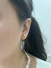 百泰首飾（BATAR JEWELLERY）生日禮物黃金耳飾女長(zhǎng)款足金5G圓珠線條耳針金珠耳線 圓珠耳線【約0.66g】 曬單實(shí)拍圖