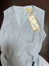 PORTS寶姿春夏新品女裝V-領(lǐng)無(wú)袖中長(cháng)連衣裙LM8D079MFT022 霧藍色 XS (2) 曬單實(shí)拍圖