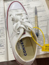匡威（Converse）all star帆布鞋男鞋女鞋經(jīng)典低幫運(yùn)動(dòng)休閑鞋中性情侶白色101000 101000 白色常青款 35 曬單實(shí)拍圖