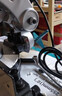 牧田（MAKITA）斜斷鋸M2300NB介鋁機10寸45度切割機木材鋸鋁機型材切割機 整機+10x25.4x100T鋁材鋸片 曬單實拍圖