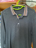 恒源祥秋季長(cháng)袖t恤男士純棉翻領(lǐng)上衣服男裝中年商務(wù)休閑內搭polo打底衫 深灰 L 170 曬單實(shí)拍圖