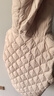 雅鹿輕薄羽絨服女馬甲秋冬季新款短款連帽冬裝鴨絨外穿羽絨無(wú)袖外套 米灰 XL 曬單實(shí)拍圖