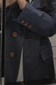 范思藍(lán)恩法式西服外套女短款學(xué)院風(fēng)高腰A字半裙西裝套裝24FS11137 灰色西裝 L 曬單實(shí)拍圖