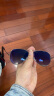 雷朋（RayBan）经典飞行员系列太阳镜开车骑行钓鱼墨镜男女款时尚眼镜0RB3025 004/78枪色镜框蓝灰色偏光镜片 尺寸62 实拍图