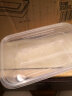 特美居一次性饭盒长方形透明塑料快餐盒加厚带盖打包盒餐具50套装650ml 实拍图