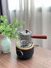 唐豐玻璃煮茶壺電陶爐煮茶器套裝小型燒水煮茶爐辦公室養生茶壺耐高溫 茶小生電陶爐(黑)+輕靈壺(鉛灰) 曬單實(shí)拍圖