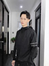 DIOULIFE夾克男春季男裝外套衣服潮流加絨男士棒球服休閑男生秋冬款?yuàn)A克男 黑色 XL 曬單實(shí)拍圖