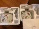 友來(lái)福 陶瓷燉盅蒸碗家用燕窩隔水養生燉盅家用內膽蒸帶蓋蒸湯盅碗雙蓋 雙蓋《藤花》600mL 配瓷勺 曬單實(shí)拍圖