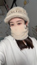 稻草人帽子女2024冬季新款加厚保暖針織毛線(xiàn)帽騎行防風(fēng)防寒鴨舌帽簡(jiǎn)約 米色【圍脖一體 保暖護耳】 均碼 曬單實(shí)拍圖