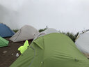 三峰出 15D涂硅帳篷戶外征途2雙人三四季雙層高山露營(yíng)帳篷防暴雨水抗風(fēng) 雙人210T暗綠（三季） 曬單實(shí)拍圖