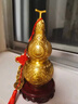 銅葫蘆掛件五帝錢(qián)開(kāi)口空心純黃銅鎮宅之寶葫蘆擺件辦公室吉祥掛飾 【鎮宅之寶葫蘆】金色高約10.5cm 曬單實(shí)拍圖