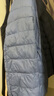鴨鴨（YAYA）新國標輕薄羽絨服男士短款薄款背心內穿內膽冬季保暖鴨絨KX 霧霾藍 S 165 曬單實(shí)拍圖