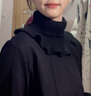 樂(lè )淇萊新款秋冬格子圍巾女冬高級感百搭氛圍感圍脖保暖披肩假領(lǐng)韓系2025黑色假領(lǐng)圍脖【一條】 曬單實(shí)拍圖