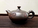 璽翰雅（ROYHOYE）宜興紫砂壺名家張泉林全手工泡茶壺家用原礦黑墩頭般若壺高檔茶器 般若壺 黑墩頭 300ml 曬單實(shí)拍圖