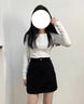妙奕嘉長袖t恤上衣打底衫女修身內搭白色春季緊身顯瘦正肩可外穿衣服 圓領正肩長袖T恤【白色】 L 【建議體重106-115斤】 曬單實拍圖