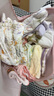 童泰嬰兒衣服新生兒連體衣秋冬季夾棉保暖寶寶衣服純棉蝴蝶哈衣2件裝 藍色小熊 52cm 曬單實拍圖