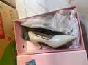 73Hours劉亦菲同款女鞋Brittany春夏新款通勤尖頭職業(yè)細(xì)高跟鞋淺口單鞋女 空氣棉-亮面牛皮-卡其-6.5cm 39 曬單實(shí)拍圖
