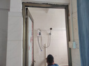 君泉（JunQuan）德國君泉即熱式電熱水器電家用衛(wèi)生間快速熱洗澡器小型淋浴寶加熱恒溫洗澡機免儲水 3500W 主機+配件+淋浴器【不能廚下安裝】 曬單實拍圖