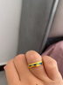 周大生國家寶藏千里江山青綠江山黃金戒指足金對戒教師節(jié)禮物 足金千里江山對戒 大版男戒  6.10g 曬單實拍圖