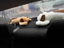 紫訊可愛(ài)車(chē)載后窗公仔趴趴狗汽車(chē)內飾品擺件新車(chē)竹炭包去味除甲醛碳包 棕+白34cm一對【含炭包】 160g 2袋 曬單實(shí)拍圖