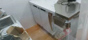 乐创（lecon）冷藏工作台操作台冰柜不锈钢平冷冰柜奶茶店水吧台厨房冷柜保鲜冷冻双温冰箱 1.2*0.8*0.8米 【经济款A款】全冷藏(2~8度) 实拍图