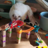 Hape儿童早教玩具立体轨道滚珠游戏玩具套装-多米诺之钟男孩节日礼物E1101 实拍图