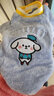 嬉皮狗（hipidog） 狗狗衣服秋冬季泰迪衣服小型犬保暖打底衫防掉毛比熊幼犬衣服 卡其色呆呆狗 L (建議體重8-12斤) 曬單實(shí)拍圖