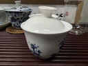 景德鎮官方陶瓷青花白瓷功夫主人杯傳統中式文創(chuàng  )茶杯辦公室泡茶品茗杯套 川上行-雅士茶杯套組 曬單實(shí)拍圖