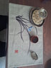 駱易家（LORiCA）新中式杯墊刺繡茶席茶杯墊布藝茶墊隔熱墊茶桌墊布茶席墊花瓶墊子 蕙質(zhì)蘭心（多麗絲麻）-米灰 【茶席】30*50cm（一片裝） 曬單實(shí)拍圖
