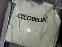 COCOBELLA名媛風(fēng)提花流蘇連衣裙女修飾腰線大擺茶歇裙FR3025 晴藍(lán) M 曬單實(shí)拍圖