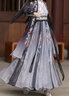 督型暮挽璃原創(chuàng  )唐制漢服成人女裙仙氣飄逸夏款中國風(fēng)古裝全套春 驚天闕黑色 M 曬單實(shí)拍圖