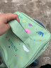 麥軒小學(xué)生專(zhuān)用扁平飯盒袋手提包兒童四格餐盤(pán)保溫便當袋方形帆布防水 粉紅兔 雙邊提手保溫袋 曬單實(shí)拍圖