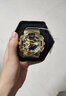 卡西歐（CASIO）G-SHOCK小鋼炮金屬表殼防震防水自動(dòng)LED運(yùn)動(dòng)男士女士手表一對(duì)表 GM-110G-1A9PR 曬單實(shí)拍圖