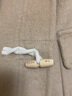 Teenie Weenie Kids小熊童裝秋冬款男女童保暖雙面呢羊毛連帽大衣 米色 140 cm 曬單實(shí)拍圖