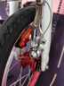 LP LITEPRO小輪車圈剎剎車皮14/16/20寸配件V剎皮412折疊自行車替換剎車塊 紅色 一對 曬單實拍圖