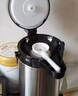 天喜（TIANXI）氣壓式保溫壺家用大容量熱水瓶開水瓶玻璃內(nèi)膽暖瓶按壓式暖壺壓力 黑色【玻璃內(nèi)膽】 2.2L 曬單實(shí)拍圖