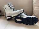 Jeep吉普東北雪地靴男鞋冬季加絨保暖防滑防水戶(hù)外棉鞋女高幫馬丁靴子 1618米白（男款） 42  _運動(dòng)碼 曬單實(shí)拍圖