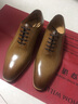 THOM WILLS皮鞋男商務(wù)正裝鞋頭層牛皮真皮冬季男鞋休閑透氣牛津鞋 淺杏擦色 B761 41 /7.5碼 曬單實(shí)拍圖