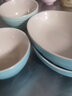 酷彩（Le Creuset）炻瓷23cm橢圓形創(chuàng)意彩虹系列沙拉水果菜盤(pán)家用餐具多彩餐具套組 23cm2件套加勒比藍(lán) 曬單實(shí)拍圖