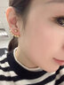 寶曼丹 BORMENDAM小珍珠耳釘女高級感輕奢小眾氣質(zhì)時(shí)尚百搭優(yōu)雅奢華風(fēng)耳環(huán)耳飾禮物 金色 曬單實(shí)拍圖